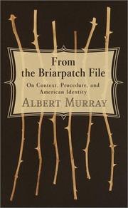 Cover art for FROM THE BRIARPATCH FILE