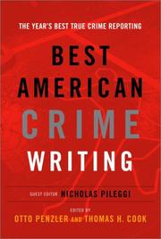 Cover art for THE BEST AMERICAN CRIME WRITING