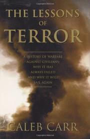 Cover art for THE LESSONS OF TERROR