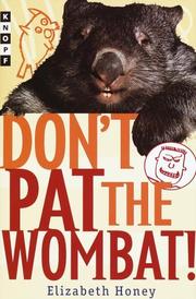 Cover art for DON’T PAT THE WOMBAT!
