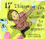 Book Cover for 17 THINGS I’M NOT ALLOWED TO DO ANYMORE