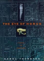 Cover art for THE EYE OF HORUS
