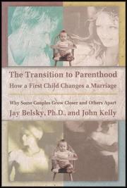 Cover art for THE TRANSITION TO PARENTHOOD