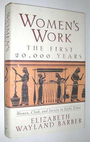 Book Cover for WOMEN'S WORK: THE FIRST 20,000 YEARS