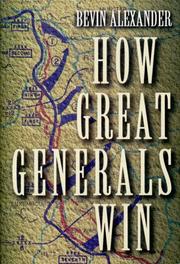 Book Cover for HOW GREAT GENERALS WIN