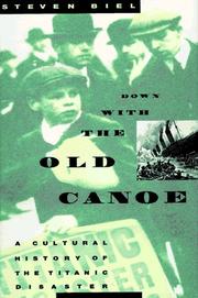 Book Cover for DOWN WITH THE OLD CANOE