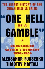Cover art for ``ONE HELL OF A GAMBLE''