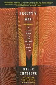 Book Cover for PROUST'S WAY
