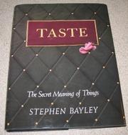 Book Cover for TASTE
