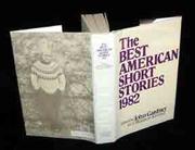 Cover art for THE BEST AMERICAN SHORT STORIES