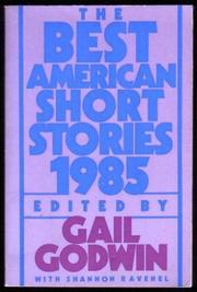 Cover art for THE BEST AMERICAN SHORT STORIES, 1985
