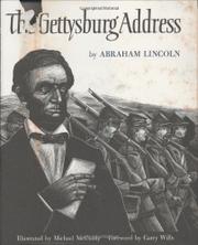 Cover art for THE GETTYSBURG ADDRESS
