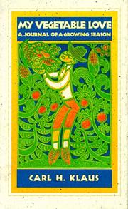 Book Cover for MY VEGETABLE LOVE