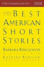 Cover art for THE BEST AMERICAN SHORT STORIES 2001