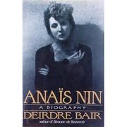 Cover art for ANAIS NIN