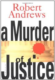 Cover art for A MURDER OF JUSTICE