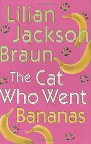 Book Cover for THE CAT WHO WENT BANANAS