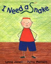 Book Cover for I NEED A SNAKE