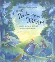 Book Cover for TO SLEEP, PERCHANCE TO DREAM