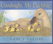 Cover art for GOODNIGHT, MY DUCKLING