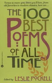 Book Cover for THE 100 BEST POEMS OF ALL TIME