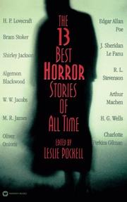 Cover art for THE 13 BEST HORROR STORIES OF ALL TIME