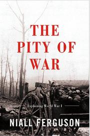 Cover art for THE PITY OF WAR