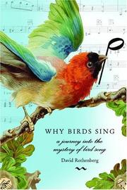 Book Cover for WHY BIRDS SING