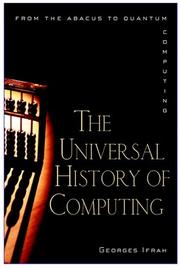 Book Cover for THE UNIVERSAL HISTORY OF COMPUTING