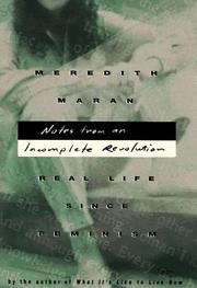 Cover art for NOTES FROM AN INCOMPLETE REVOLUTION