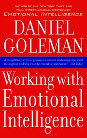 Cover art for WORKING WITH EMOTIONAL INTELLIGENCE