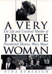 Cover art for A VERY PRIVATE WOMAN