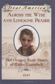 Cover art for ACROSS THE WIDE AND LONESOME PRAIRIE