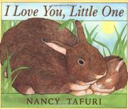 Cover art for I LOVE YOU, LITTLE ONE