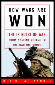 Cover art for HOW WARS ARE WON