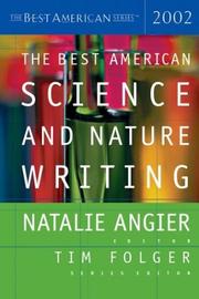 Cover art for THE BEST AMERICAN SCIENCE AND NATURE WRITING 2002