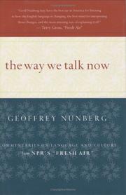 Cover art for THE WAY WE TALK NOW