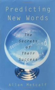 Cover art for PREDICTING NEW WORDS