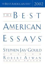Cover art for THE BEST AMERICAN ESSAYS 2002
