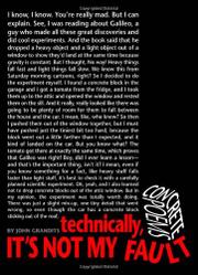 Cover art for TECHNICALLY, IT’S NOT MY FAULT
