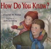 Book Cover for HOW DO YOU KNOW?