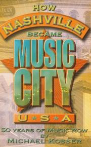 Cover art for HOW NASHVILLE BECAME MUSIC CITY USA