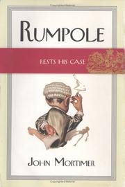 Book Cover for RUMPOLE RESTS HIS CASE