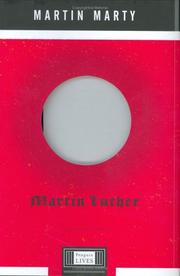 Cover art for MARTIN LUTHER