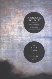 Cover art for A FIELD GUIDE TO GETTING LOST