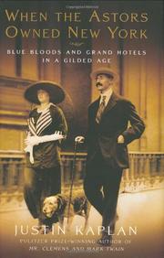 Book Cover for WHEN THE ASTORS OWNED NEW YORK