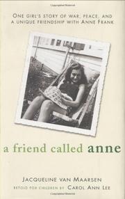 Cover art for A FRIEND CALLED ANNE