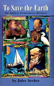 Book Cover for TO SAVE THE EARTH