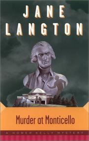 Cover art for MURDER AT MONTICELLO