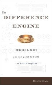 Book Cover for THE DIFFERENCE ENGINE